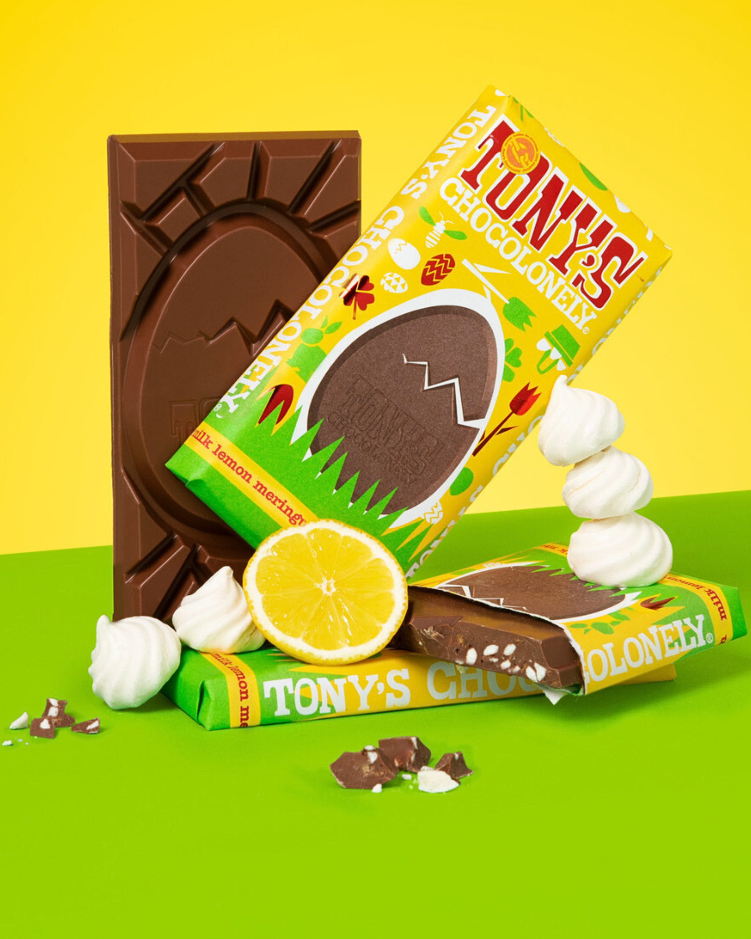Bar of Easter chocolate from Tony's Chocolonely