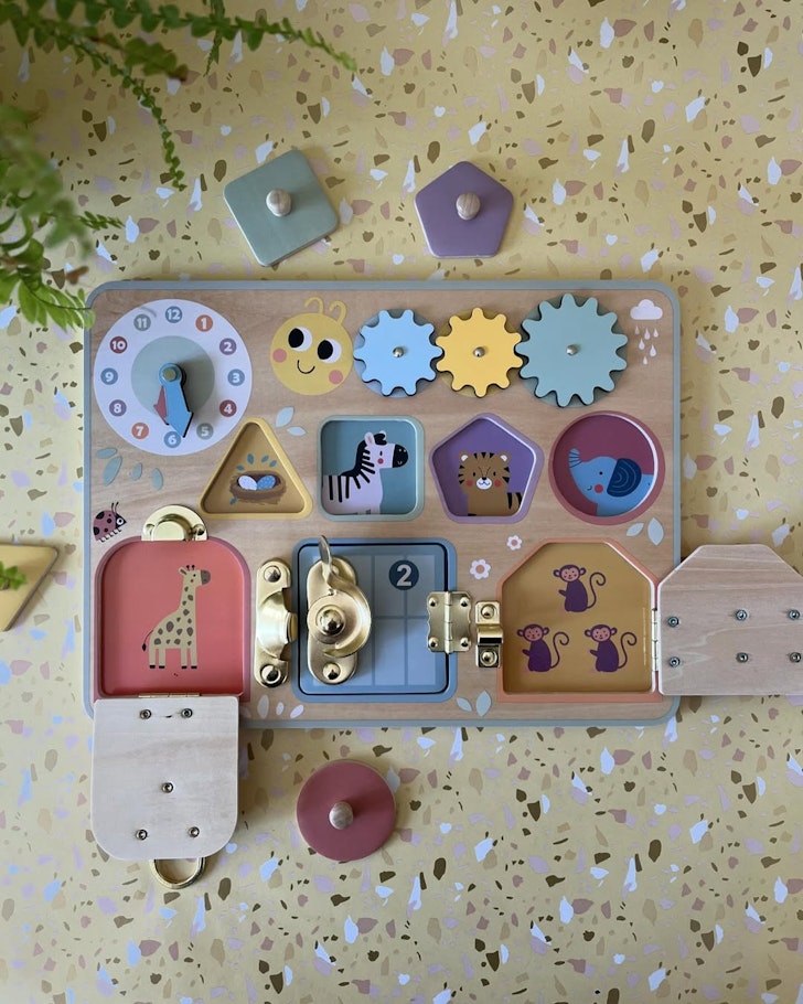 Tooky Toy My Forest Friends Busy Board Interactive Learning