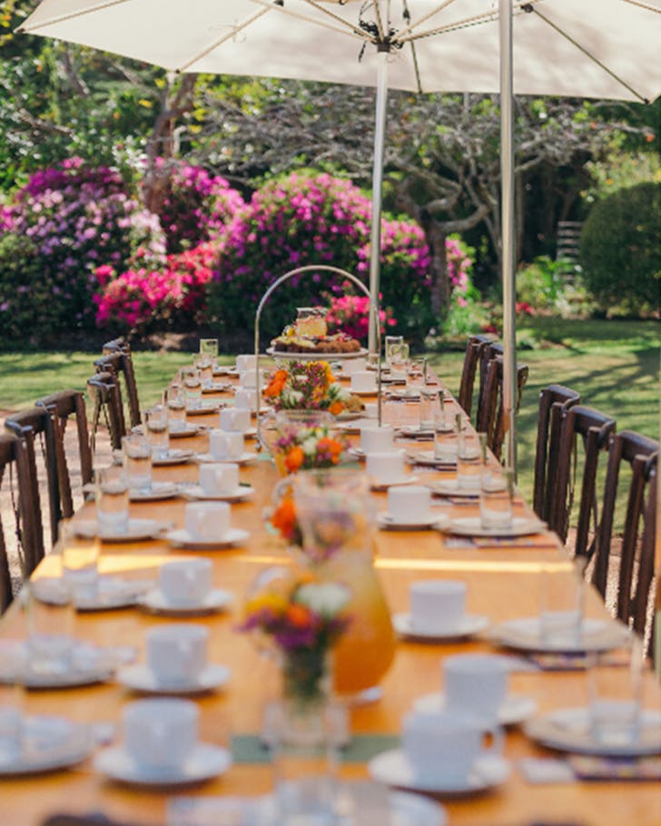 a long table