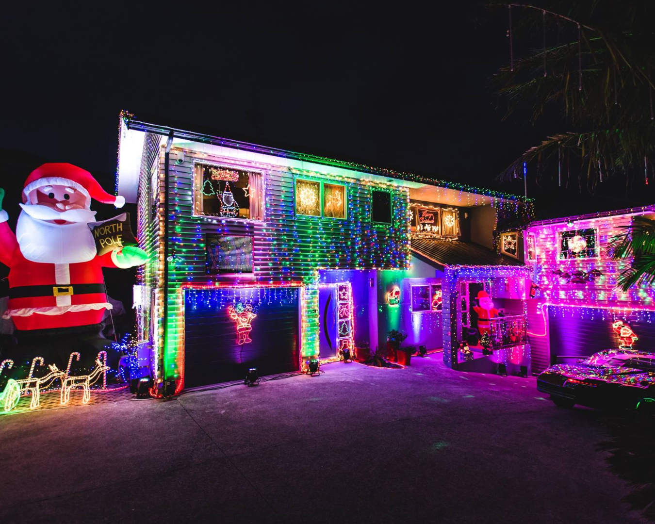 The epic Torbay Christmas Lights Display at 57A Killarney Ave. 