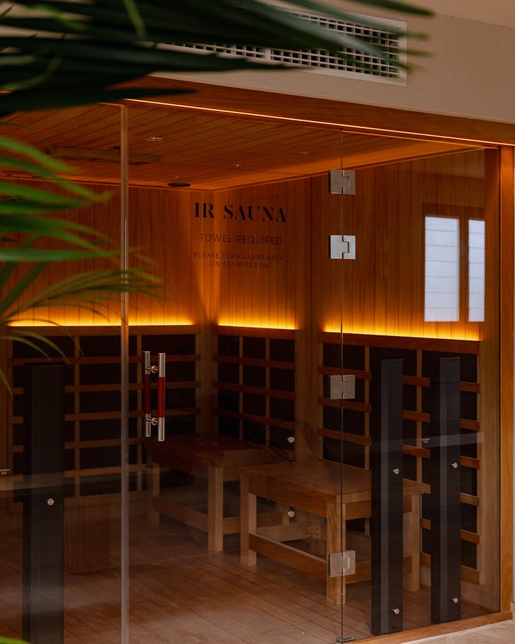 a sauna