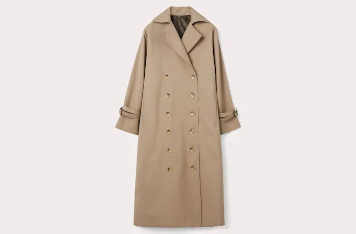 Toteme Signature Khaki Trench, one of the best trench coats