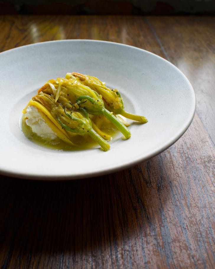 Fresh and smoked vegetable served at Embla
