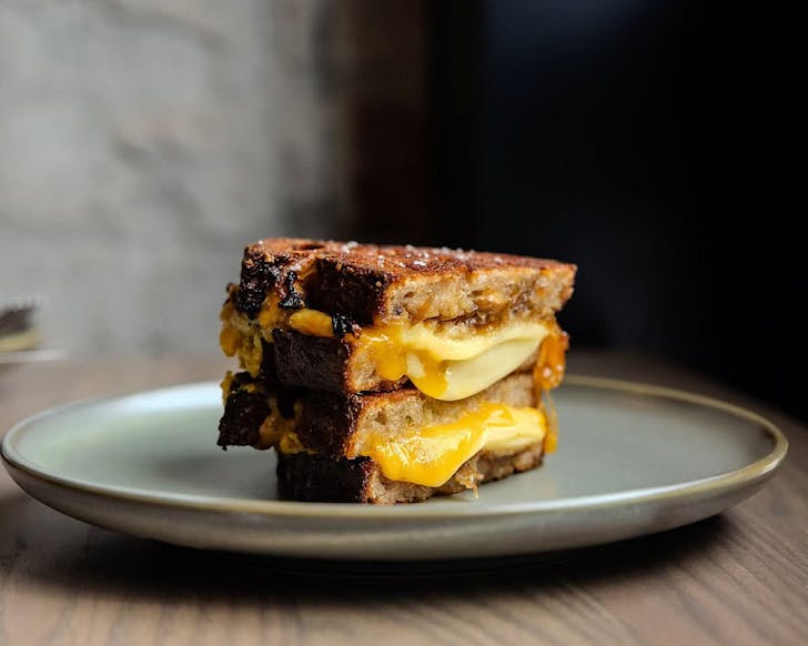 A triple cheese toastie at Rambler. 