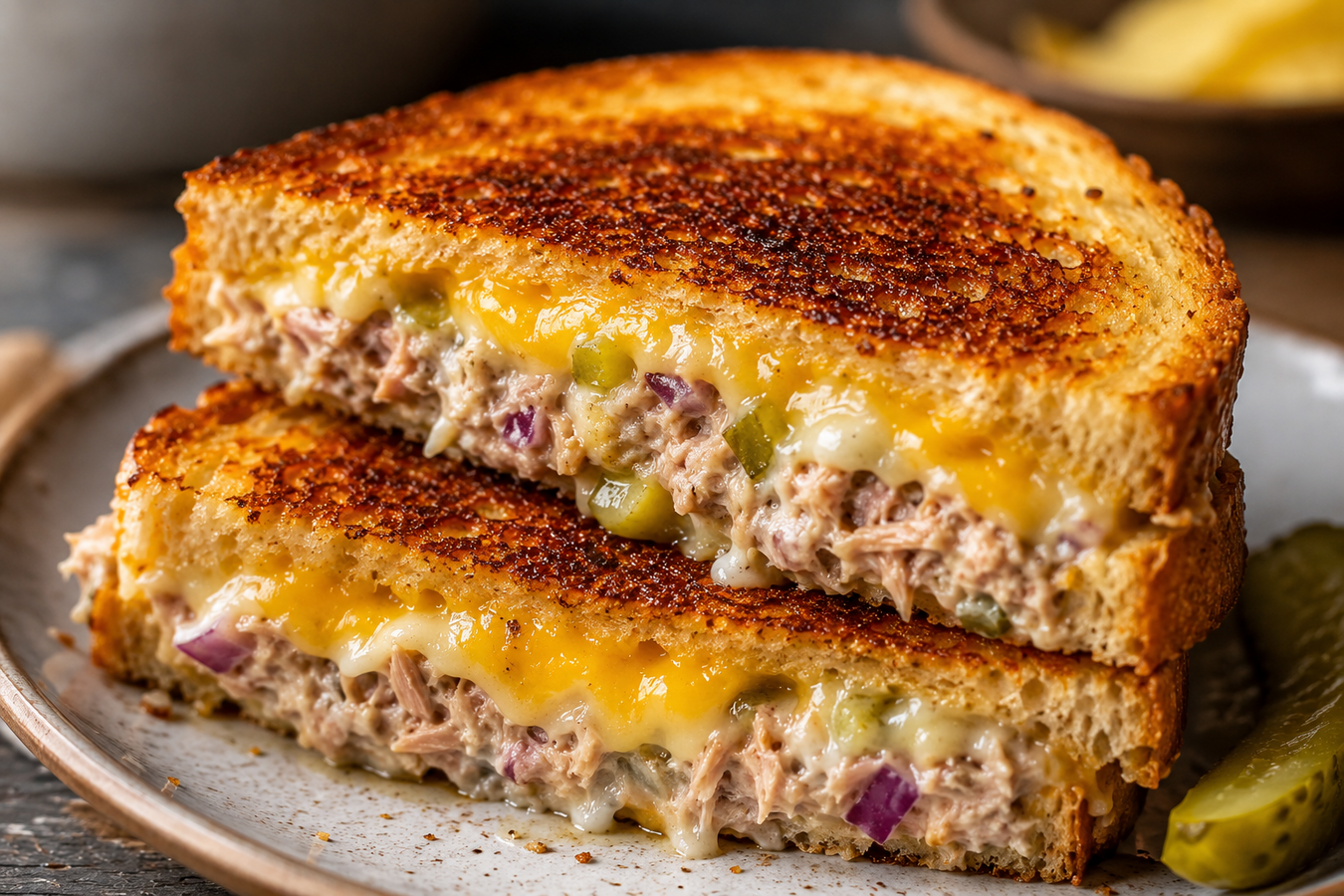 A tuna melt