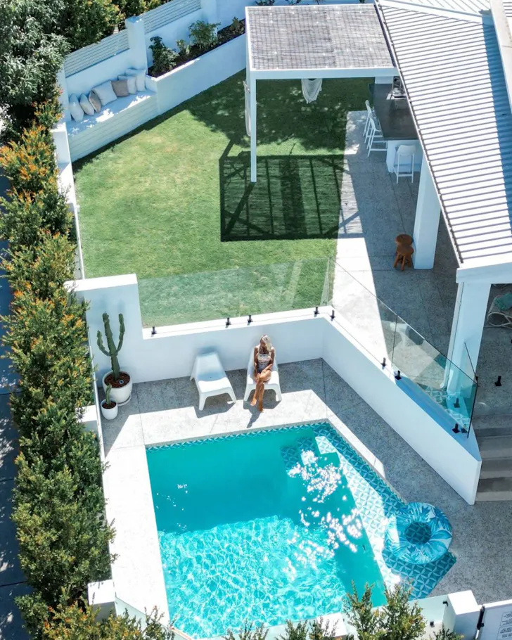 The pool at Turquoise Waters Retreat best WA beach houses