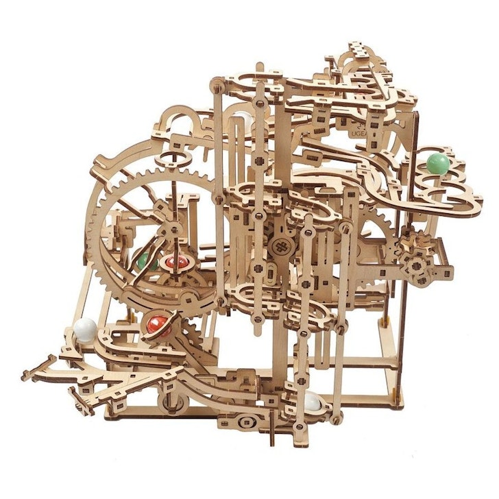 UGEARS Marble Run Stepped Hoist Wooden 3D Puzzle