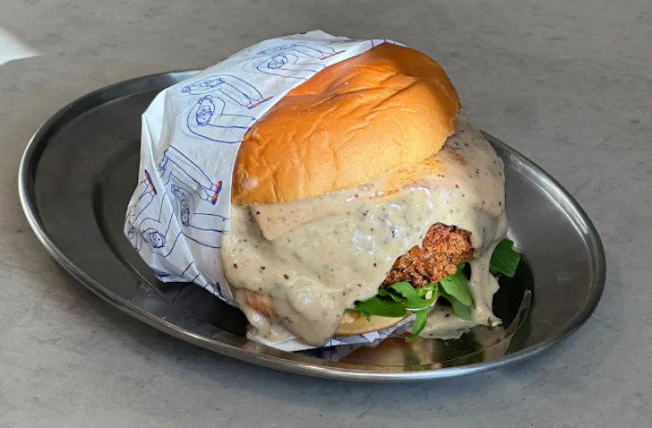 Chicken burger from SANDWHICH in Sydney