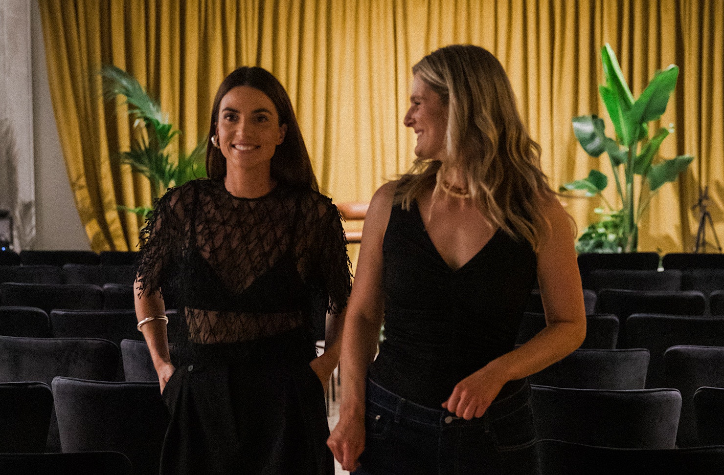 Vic and Soph at an event repping the Curve. 
