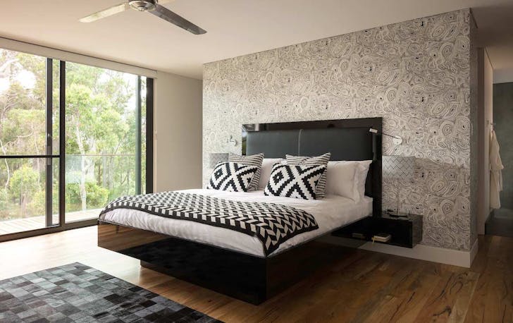 The master bedroom at Villa Gris