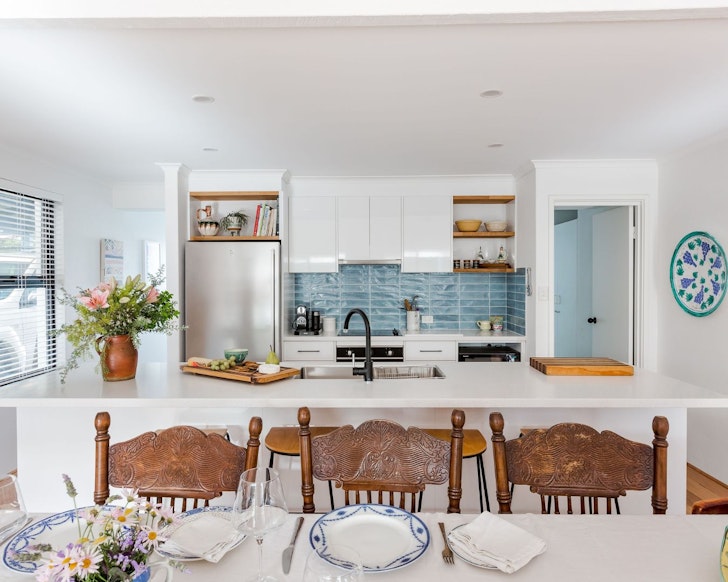 A view of the kitchen at Voyagers Return best Airbnbs Dunsborough
