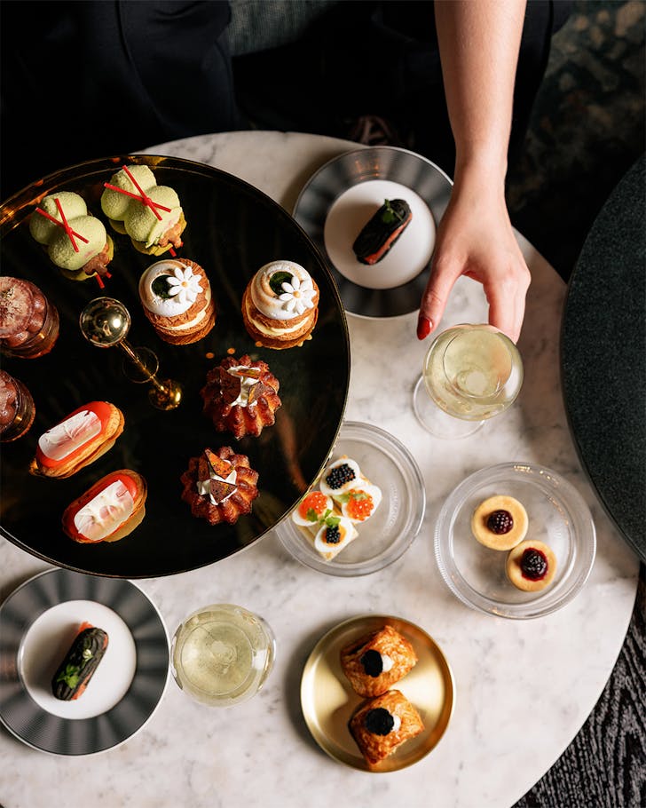 living room bar high tea
