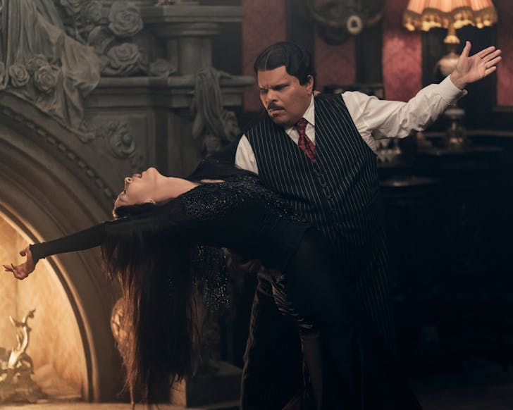 Two people dancing
