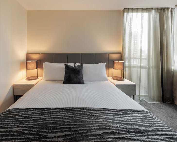 Bed in room