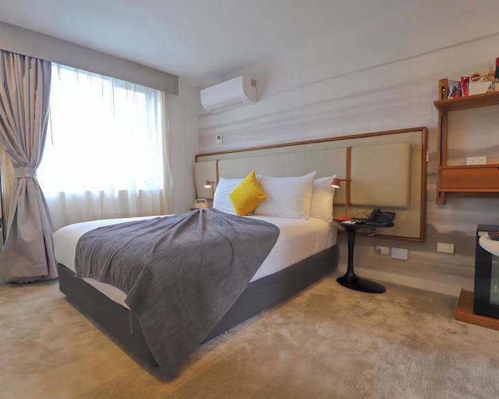 Bed in room