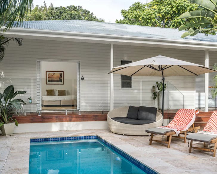 Pool and cabana