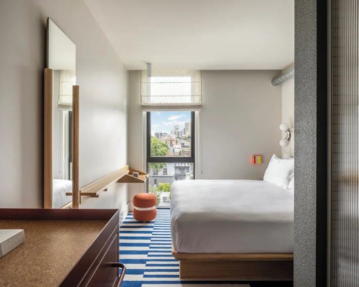 Bedroom with window