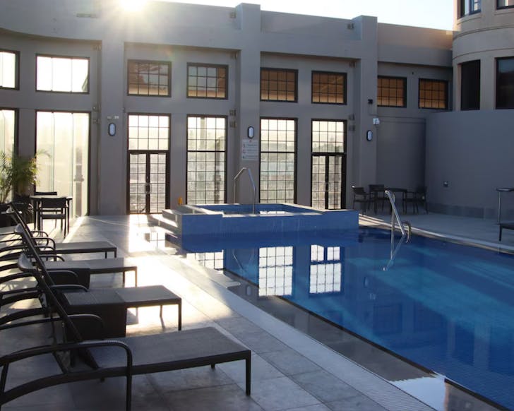Rooftop pool