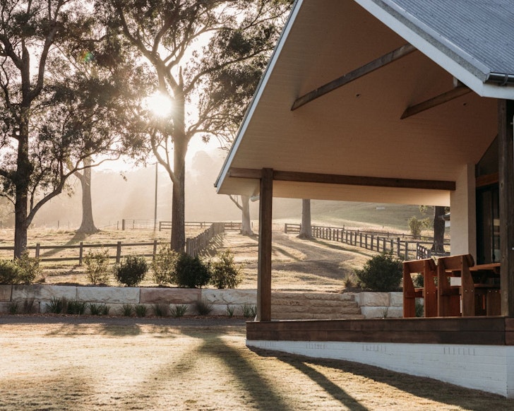 An exterior view of Wallaringa Farm best NSW farm stays