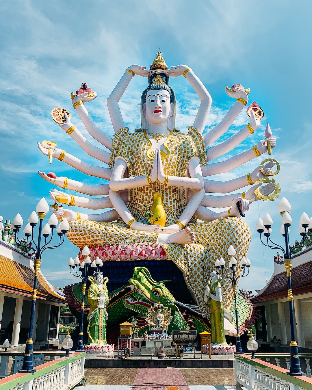 Wat Plai Laem temple on Koh Samui Thailand