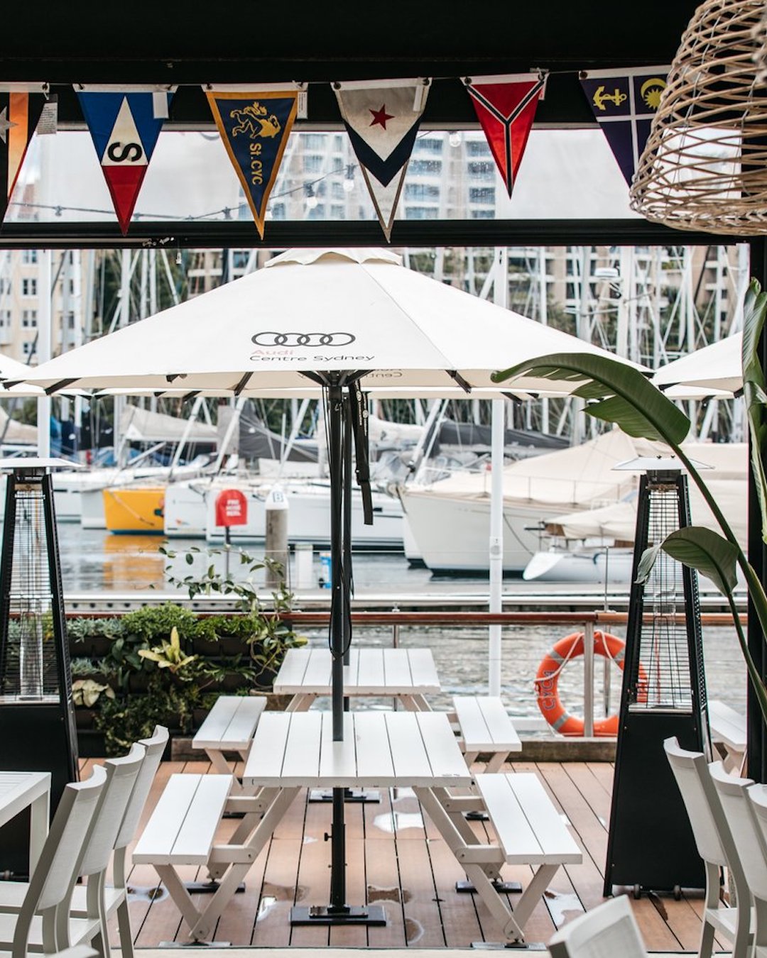 waterfront restaurants the boathouse CYCA Rushcutters Bay