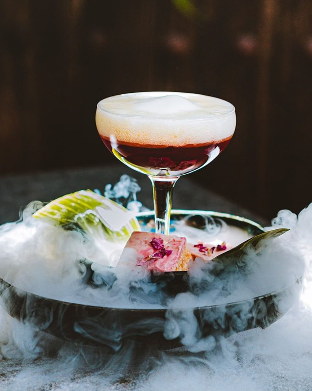 A smoking cocktail apart of Wellington On A Plate