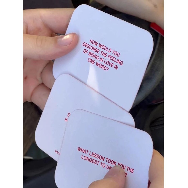 We’re Not Really Strangers, Card Game