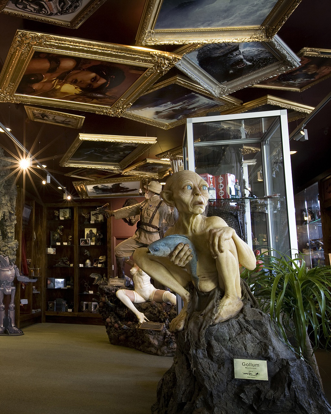 Weta Cave in Wellington with Gollum in the foreground.