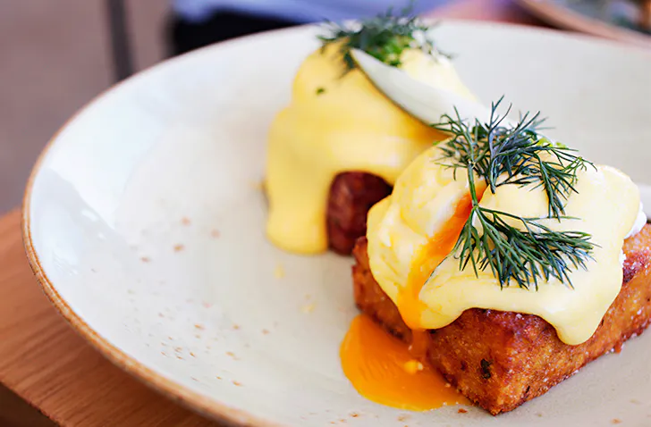 a breakfast dish from a cafe open in Perth for the 2024 easter long weekend 