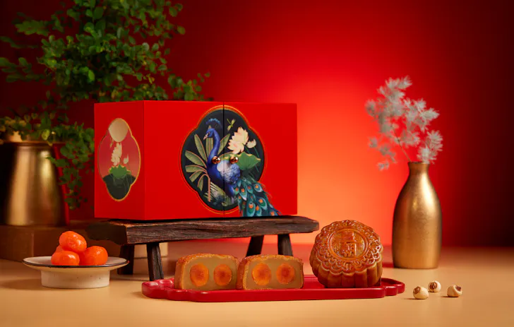 Mooncakes from Raffles Sentosa Singapore