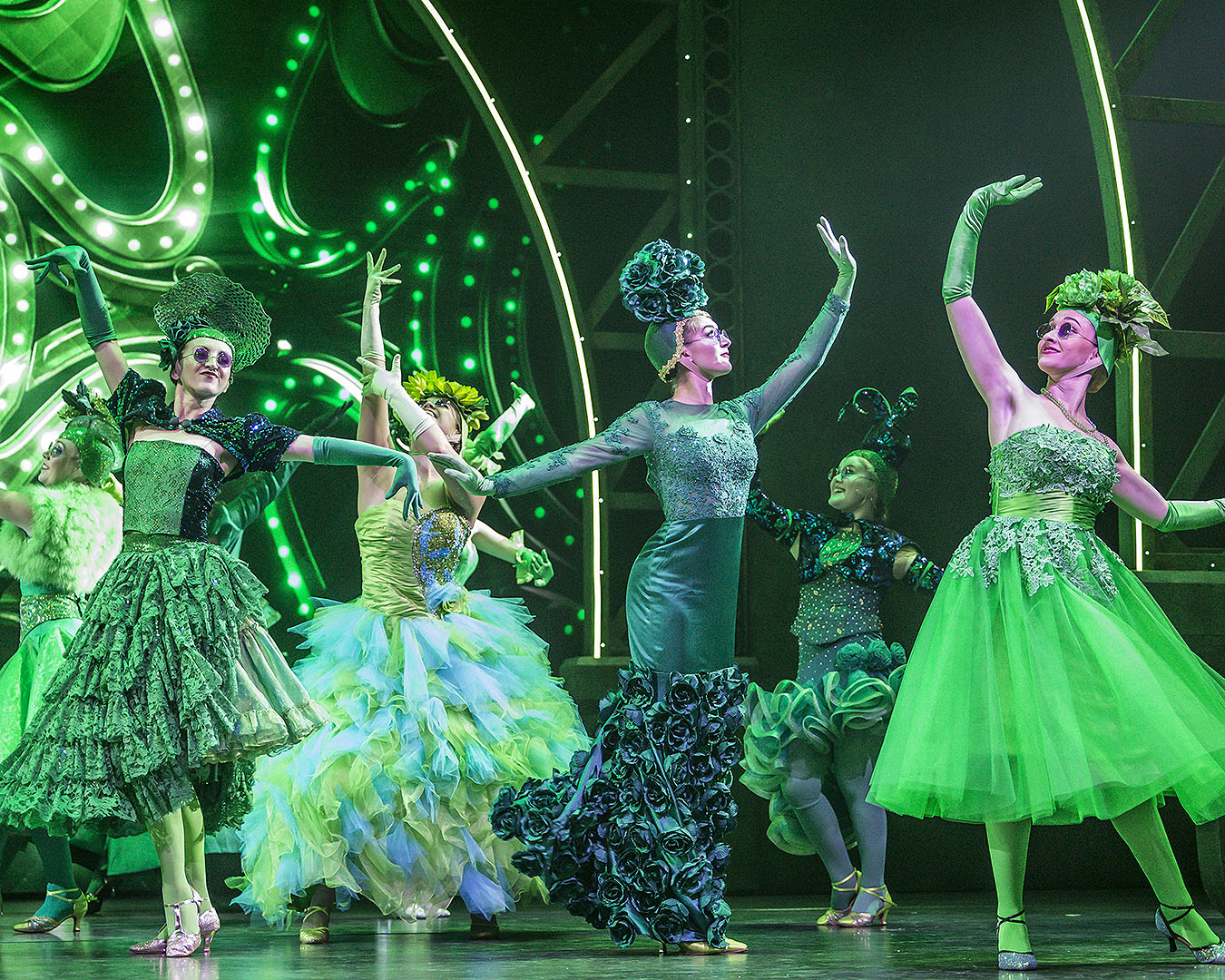 Performers at Wicked the musical