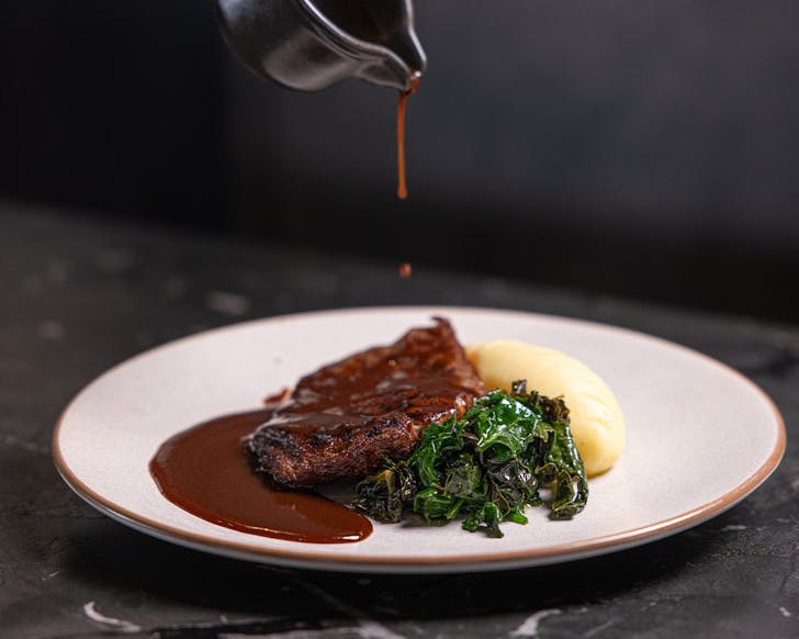 a wagyu dish