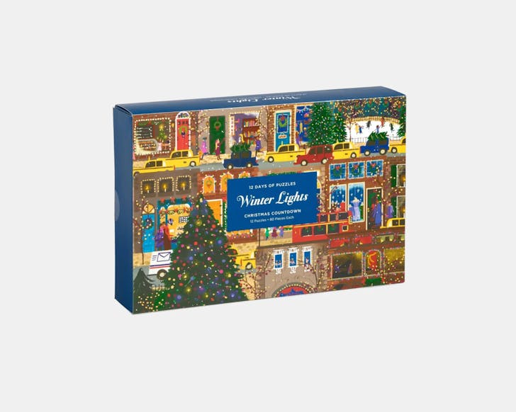 Winter Lights 12 Days of Puzzles Christmas Countdown Advent Calendar.