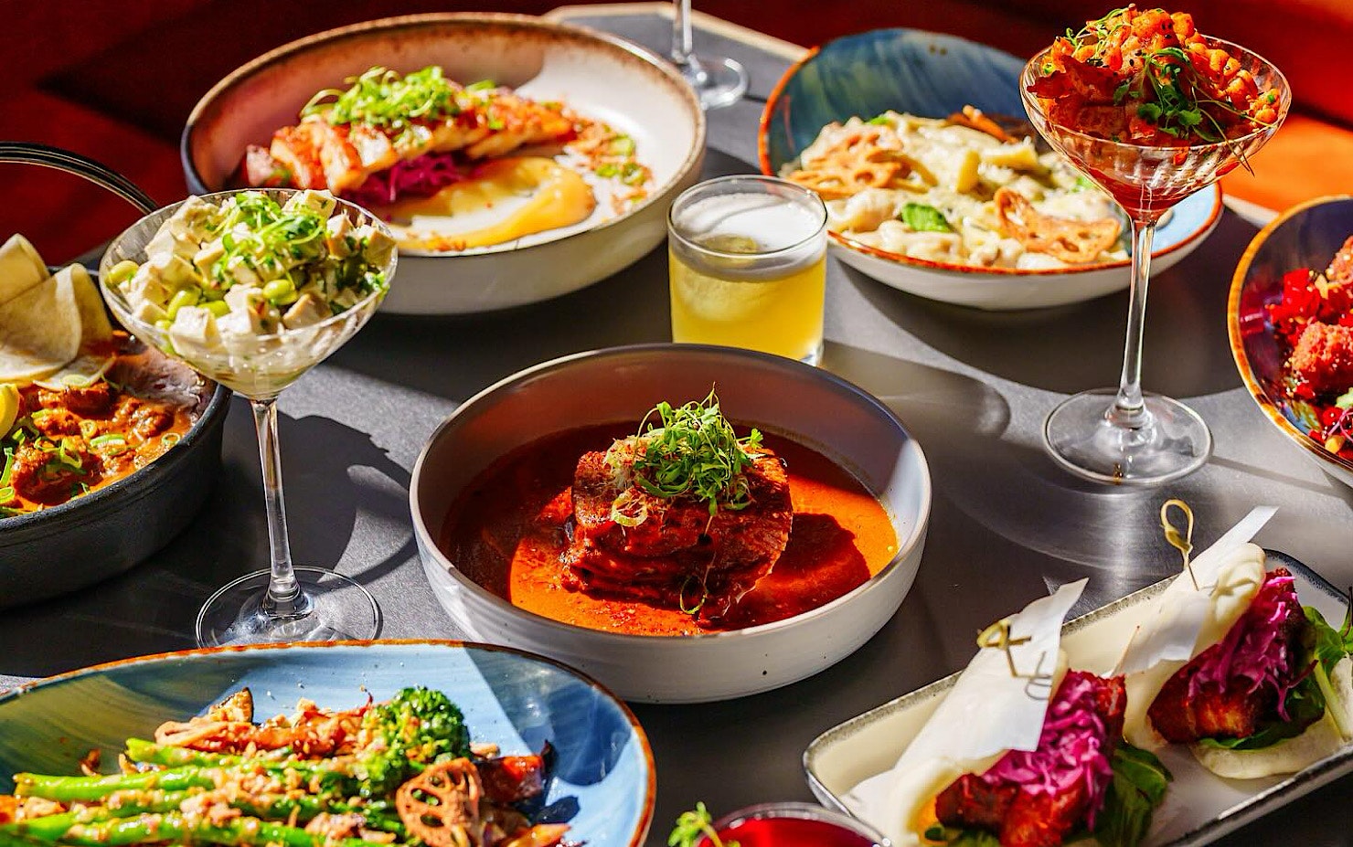 A mouthwatering spread of Chinese food
