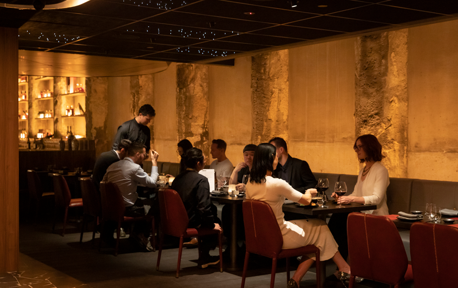 People dining inside one of the best south yarra restaurants. 
