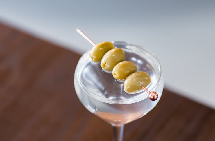 a martini cocktail