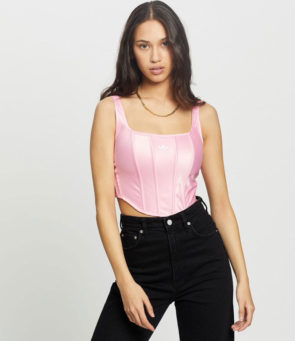 White House Black Market bustier top Adorable pink - Depop