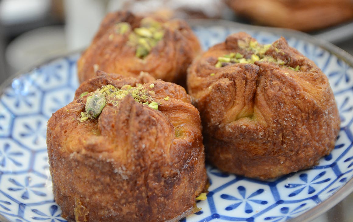 a plate of kougn amman pastires