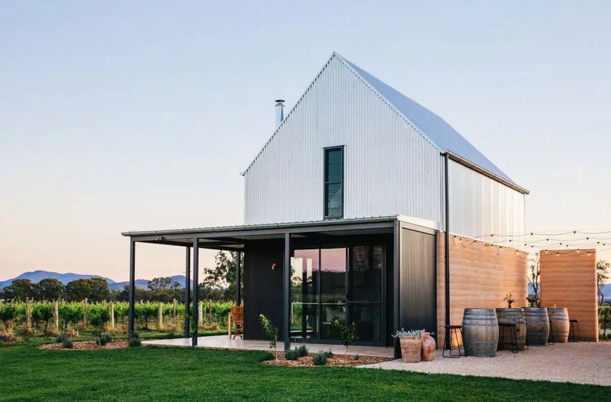An Airbnb property on a vineyard in Mudgee NSW
