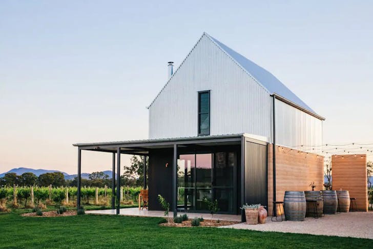 An Airbnb property on a vineyard in Mudgee NSW