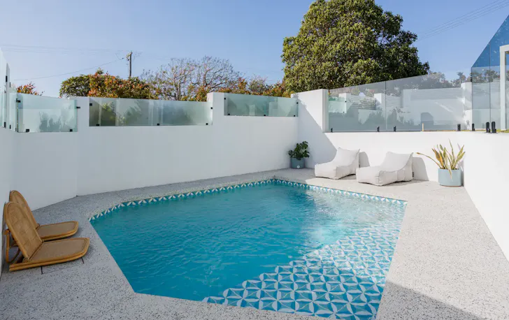 An Airbnb in Perth with a pool