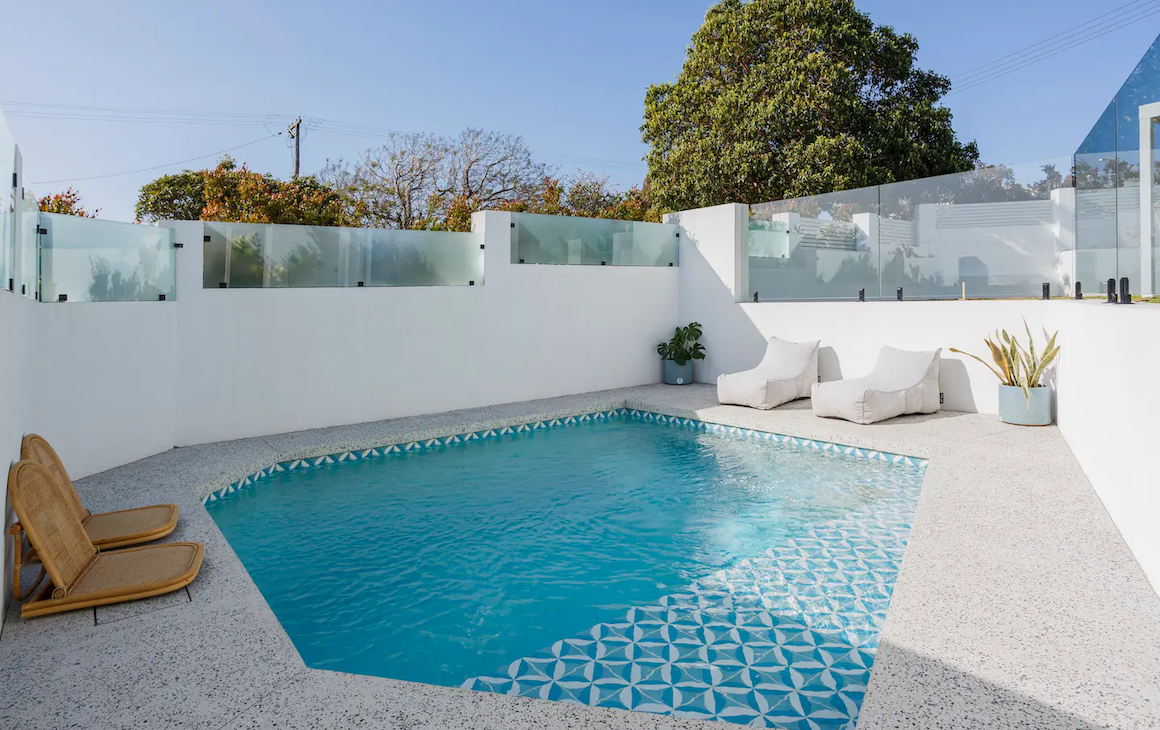 An Airbnb in Perth with a pool