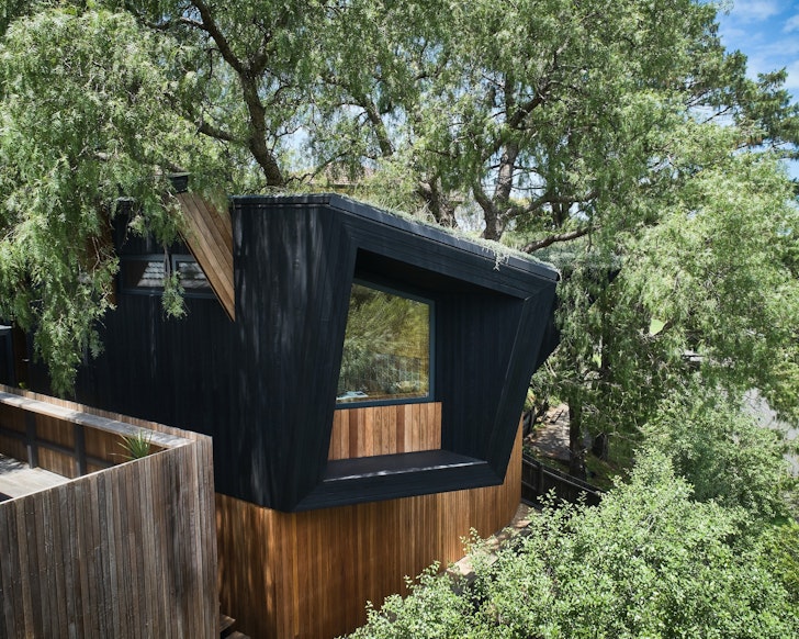 An exterior view of Pepper Tree Passive House one of the best NSW Airbnbs