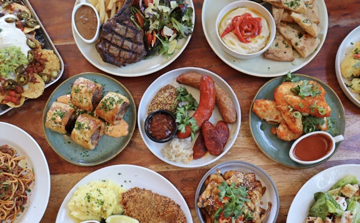 summer menu items at albion hotel