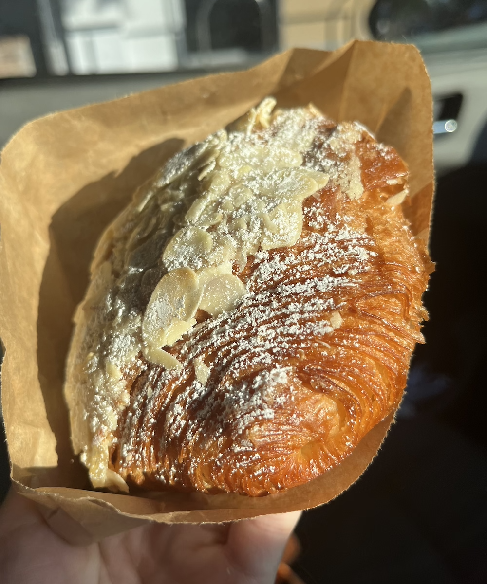 A croissant from Myrtle Ivy