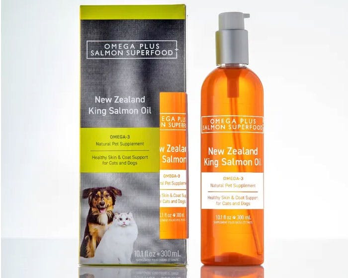 Omega Plus King Salmon Oil Supplement 300ml from Animates