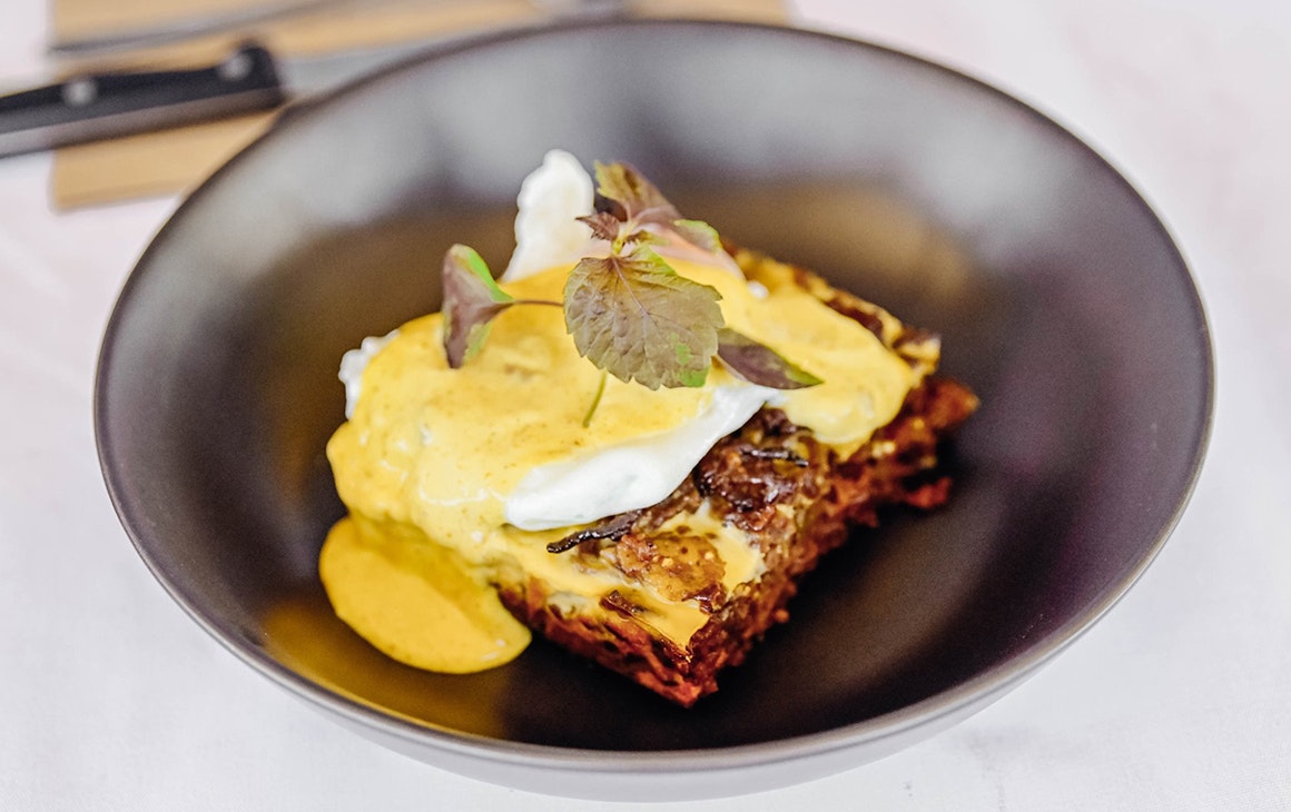 a boboti dish at ant and ola