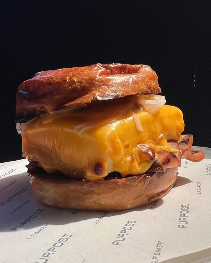 AP House bacon and egg roll