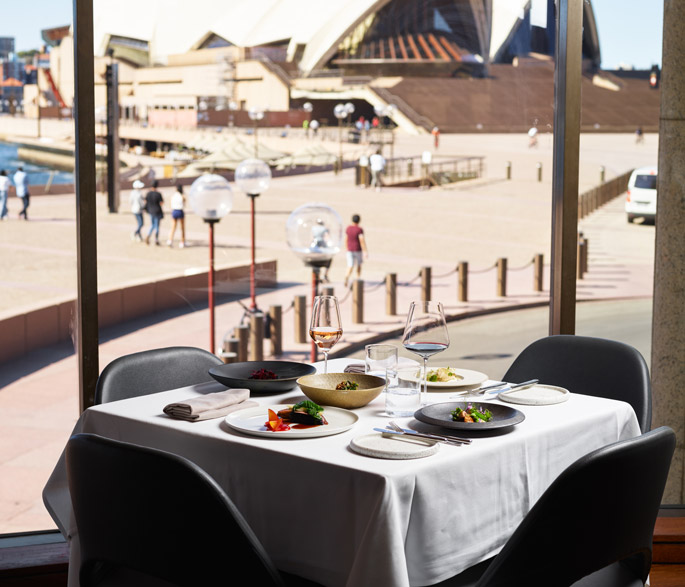 Aria restaurant outlet sydney