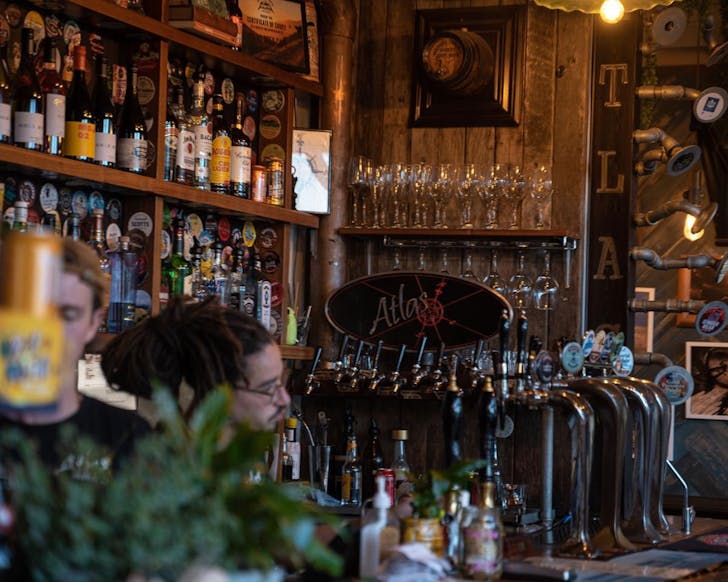 Atlas beer cafe beers on tap